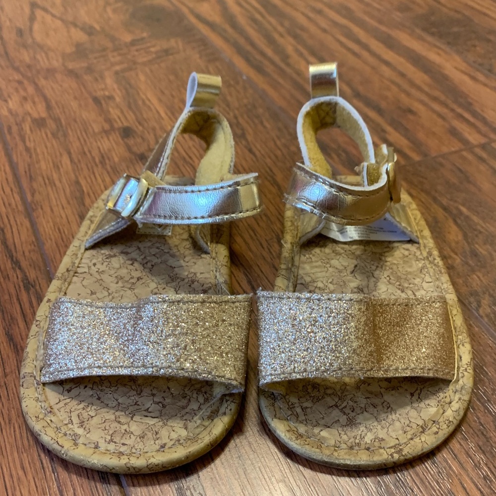 Carter’s infant gold sandals